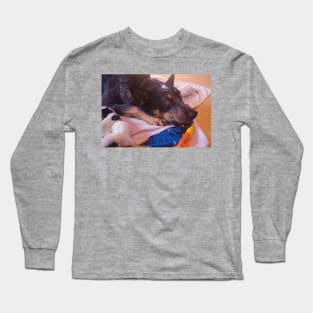 lla hello there Long Sleeve T-Shirt